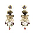 Carlo Zini  Venetian mori earrings